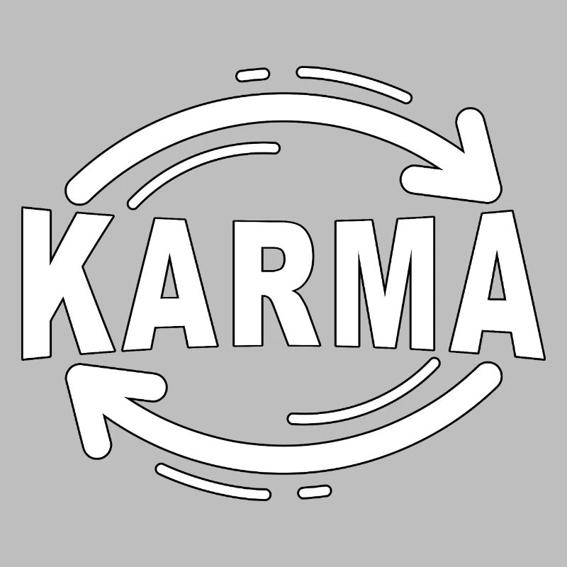 Karma - Minimalistisches Statement Design