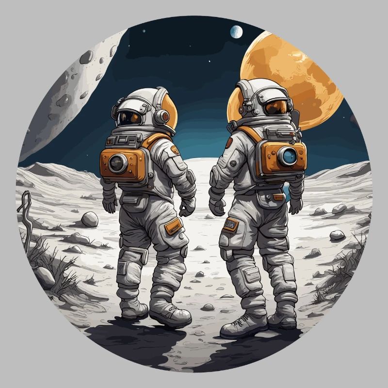 Astronaute / Espace / Vaisseau spatial / Lune / Espace