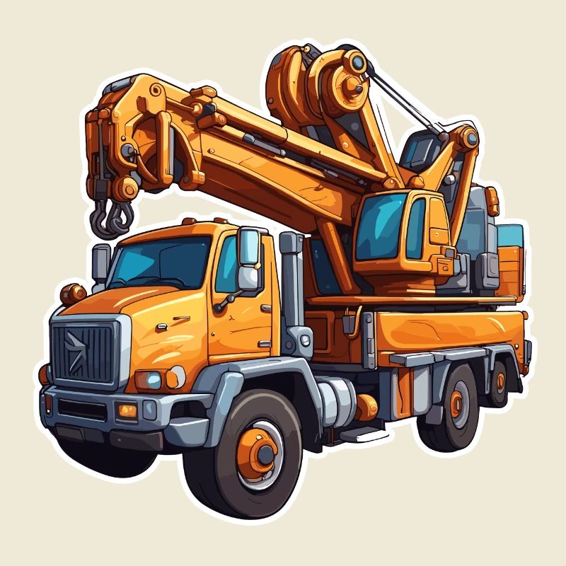 Crane / construction site / winch / crane system