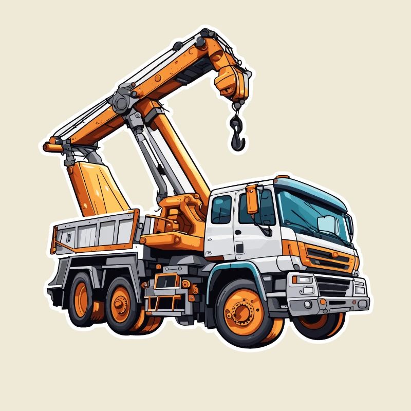 Crane / construction site / winch / crane system