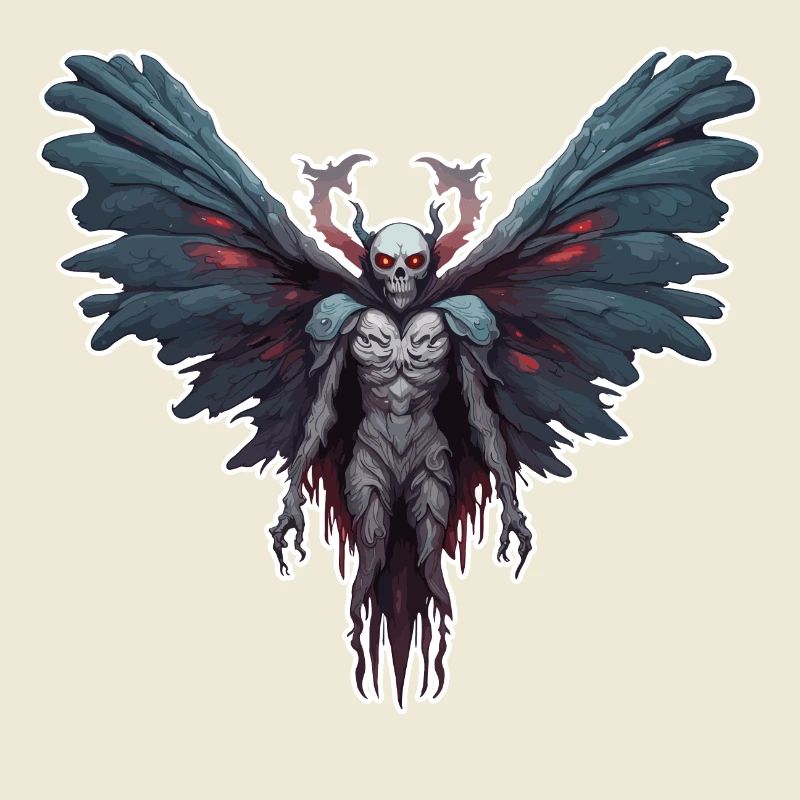 Mothman / Moth / Insect / Mythical Creature / Flutter