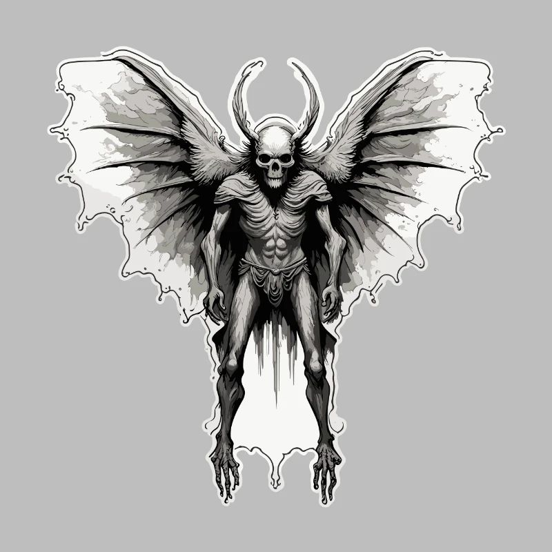 Mothman / Moth / Insect / Mythical Creature / Flutter