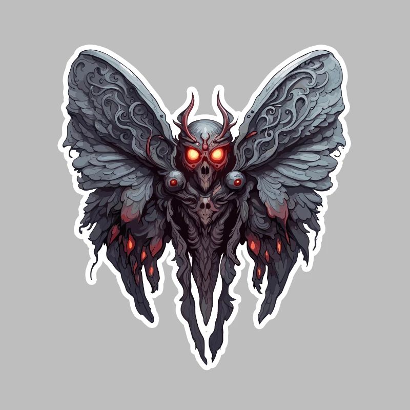 Mothman / Moth / Insect / Mythical Creature / Flutter