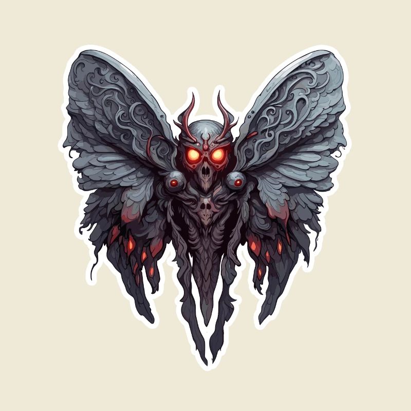 Mothman / Moth / Insect / Mythical Creature / Flutter