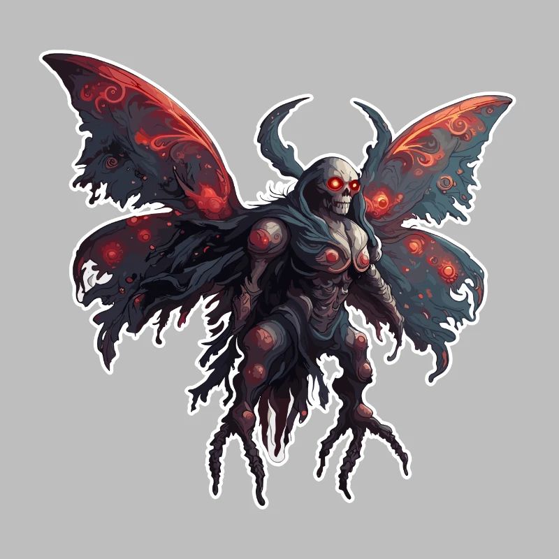 Mothman / Moth / Insect / Mythical Creature / Flutter