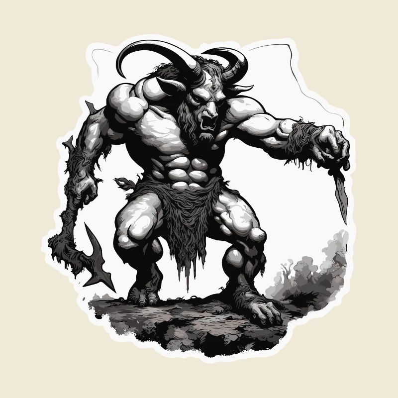 Minotauro / Mitologia greca / Creatura