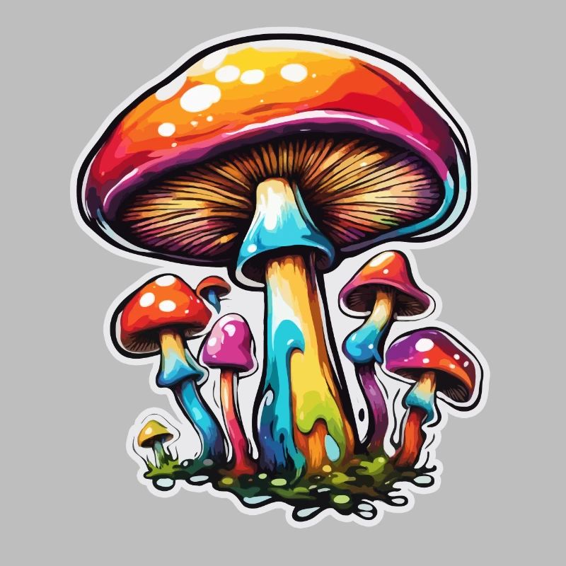 Mushroom / Mushroom / Meadow / Forest / Goa / Psy