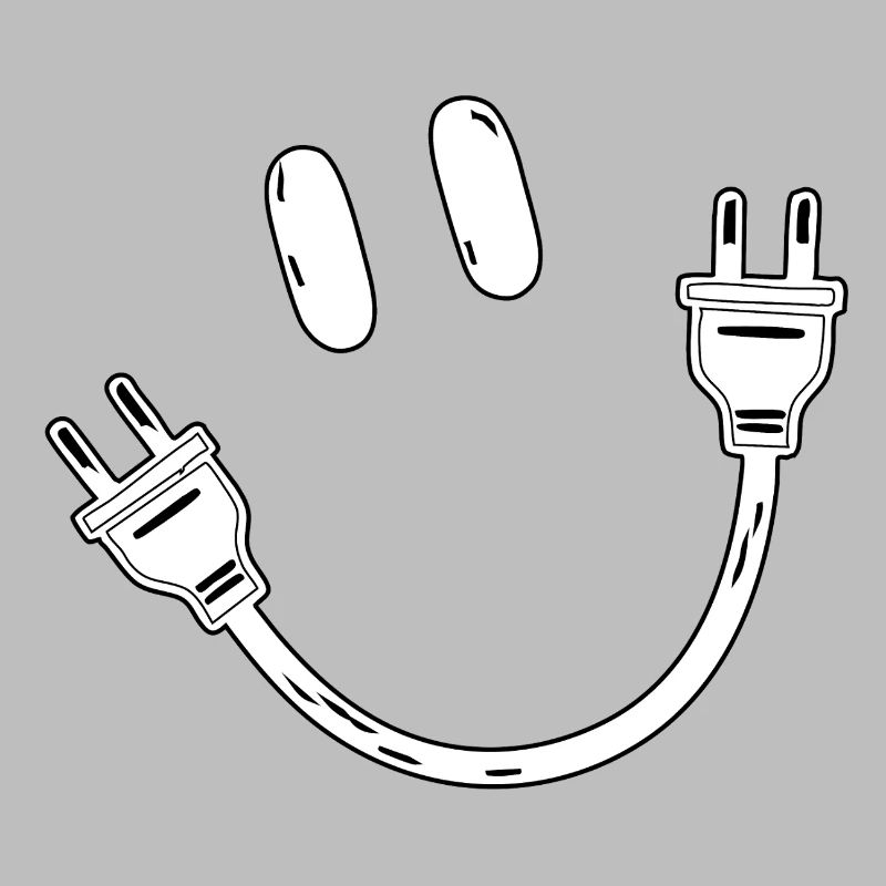 Strom Schuko Stecker Steckdose Elektrik Geschenk