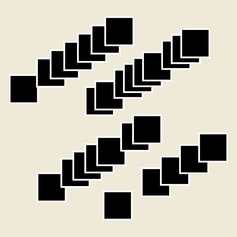 Nested Squares Cascade