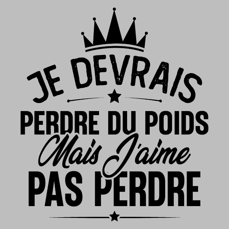 Je devrais perdre du poids mais j'aime pas perdre