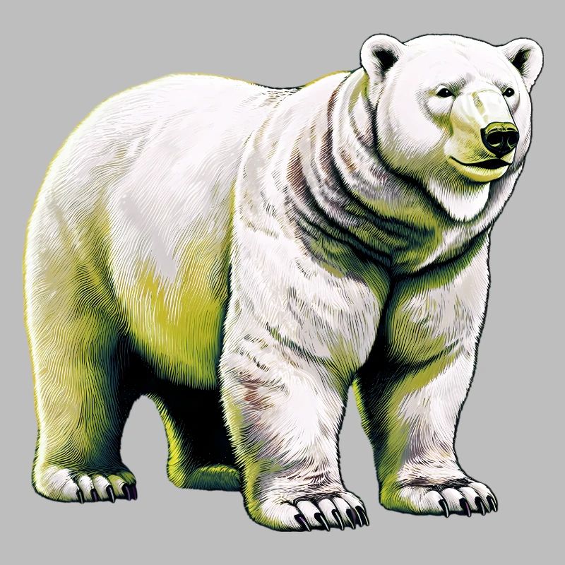 White polar bear