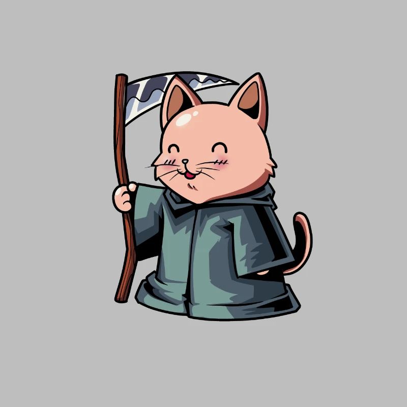 Mignon Chat Grim Reaper