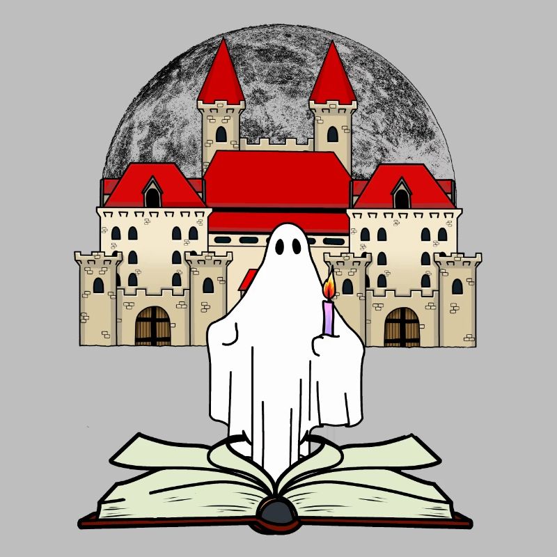 Castle Book Ghost Witching Hour Midnight