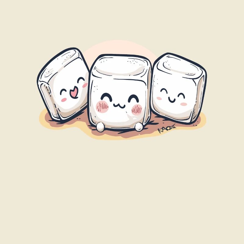 Cute, Cute Chibi Marshmallows