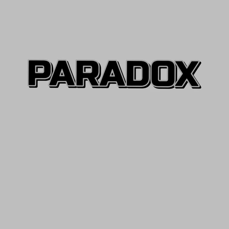 Kühnes paradoxes Statement Bold Paradox Statement