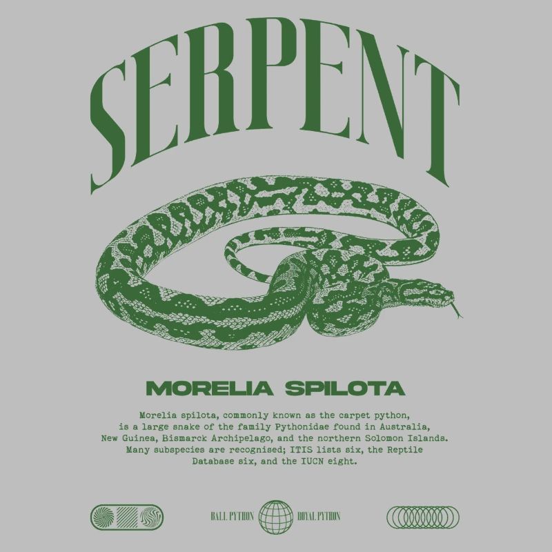 Carpet Python Modern Reptile Keeper Streetwear
