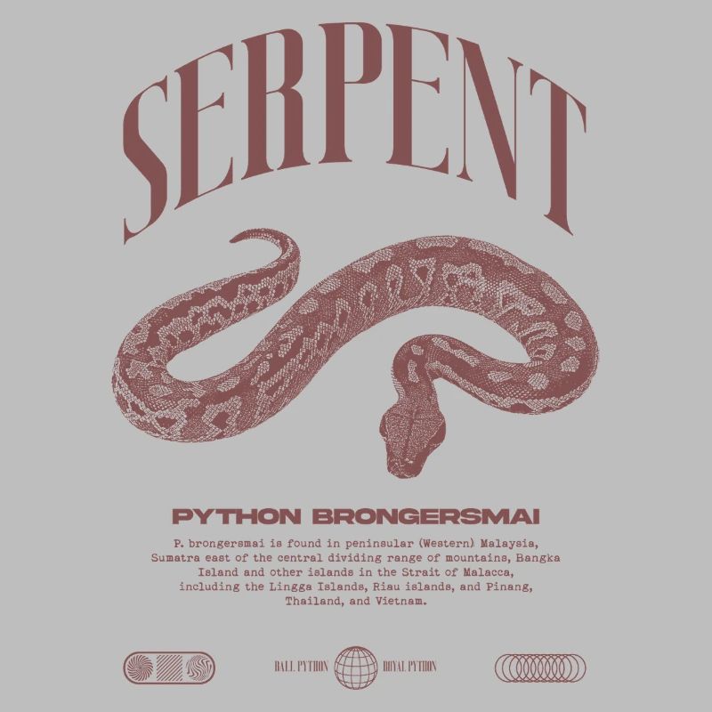 python de sang moderne reptile keeper streetwear