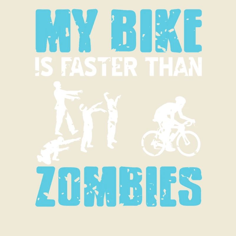 Mon vélo est plus rapide que celui de Zombies Funny Rider