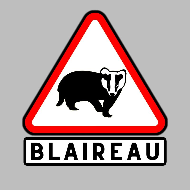 Blaireau Triangle Avertissement