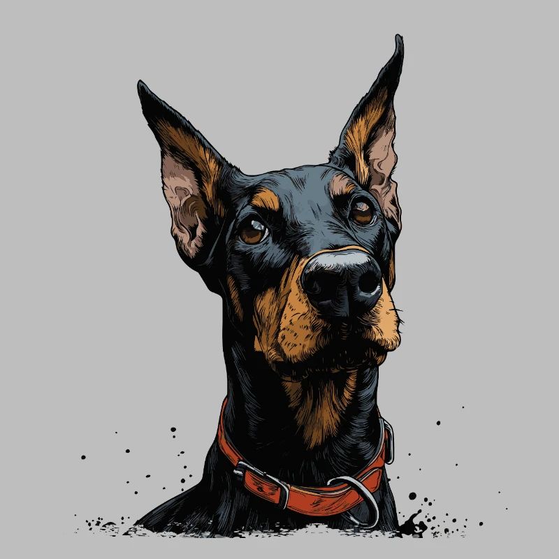 Cooler Dobermann