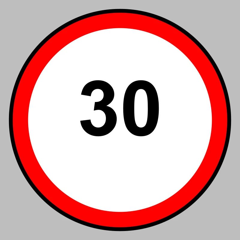Tempo 30 Sign Pattern