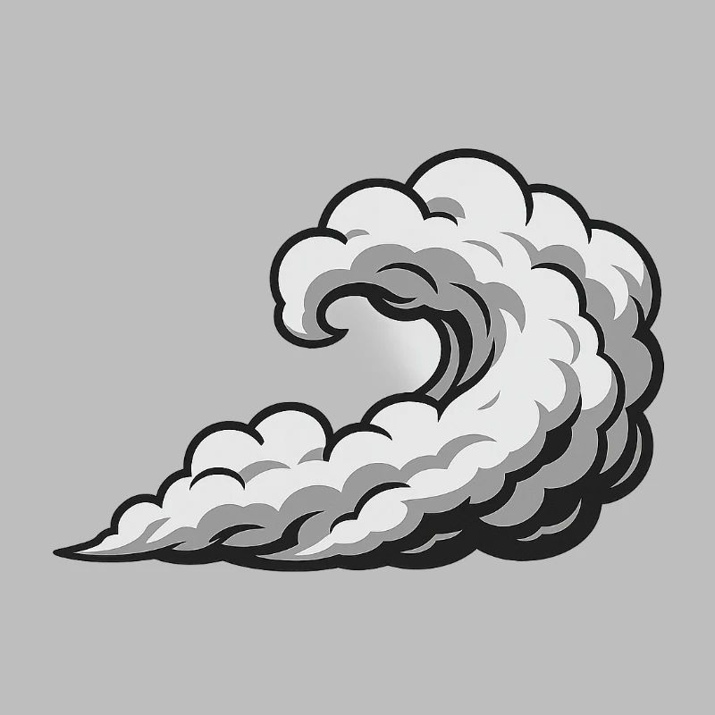 Swirl Cyclone Cloud Graphic