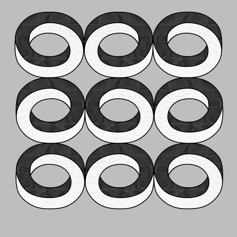Texture des cercles d’illusion d’optique