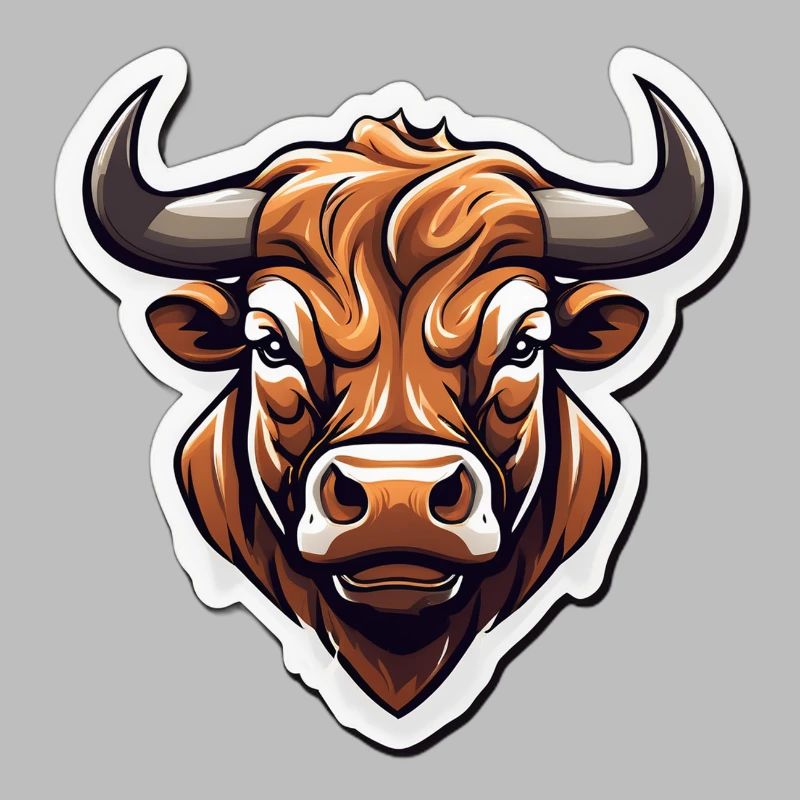 Expressive Taurus Stylized Logo