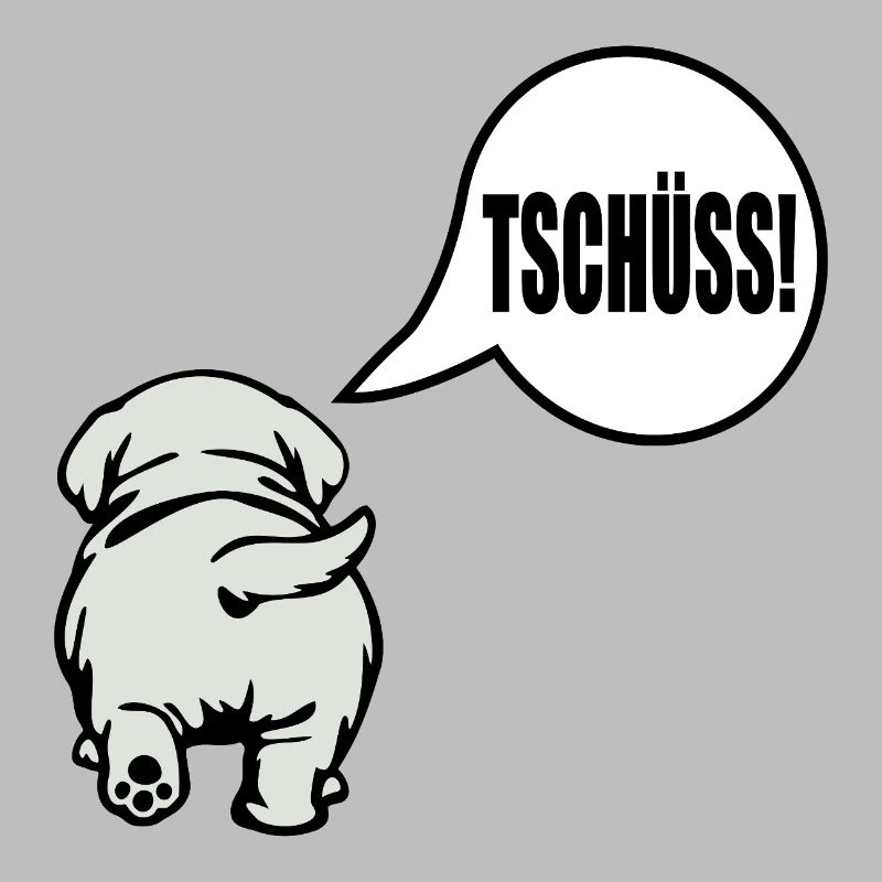 Hunde Abschied Tschüss