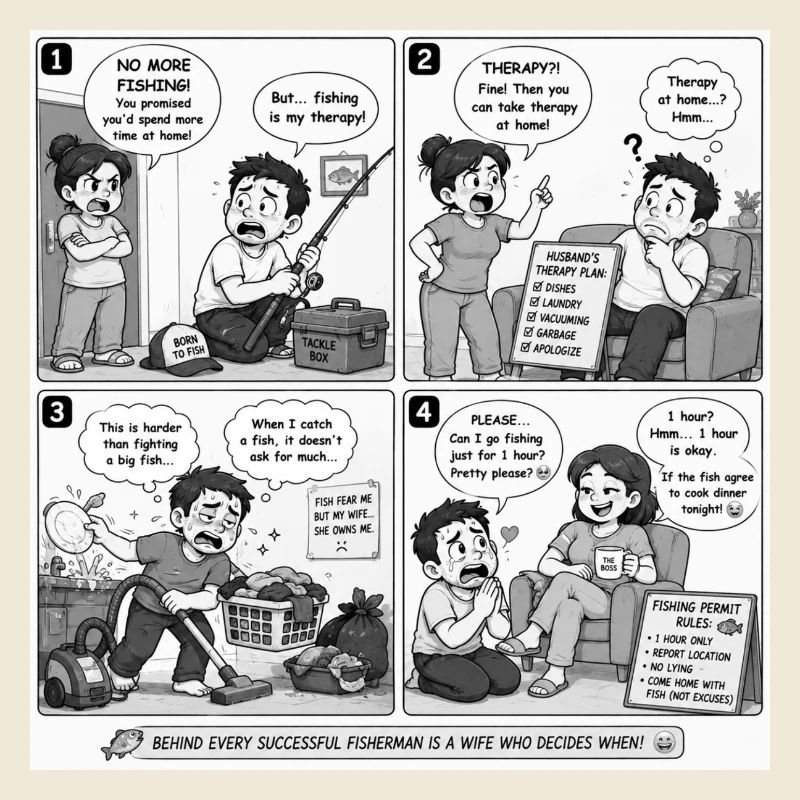 Fishing Therapy: A Comic Dilemma