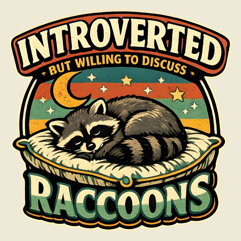 Raton laveur introverti discutable