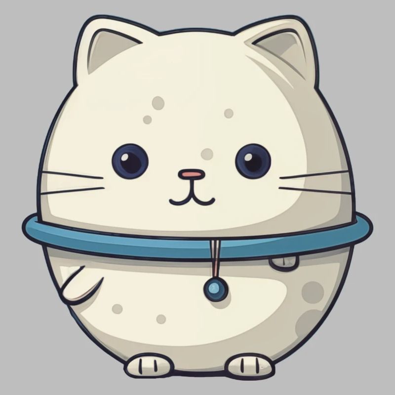 Illustration de chat de l’espace