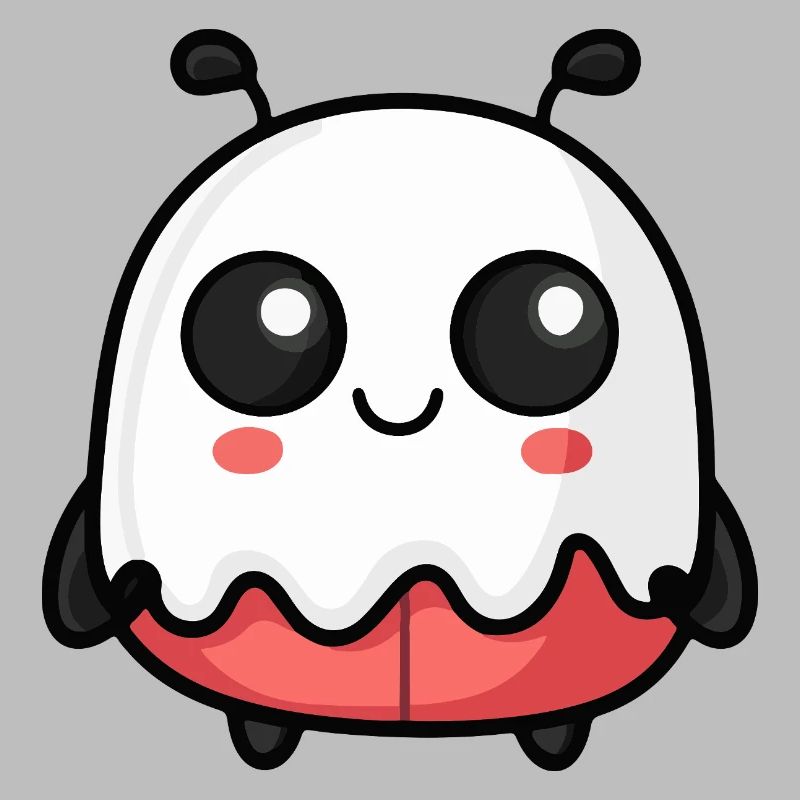 Ladybug Halloween Ghost