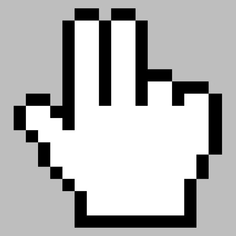 Mouse hand 2 fingers
