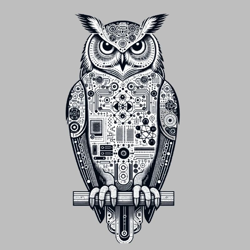 Uhu | Eule | Technischer UHU | Nachteule KI Eule