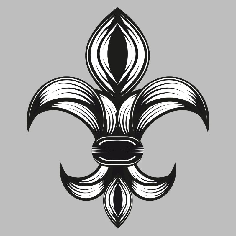 stylized iris - Fleur-de-Lys
