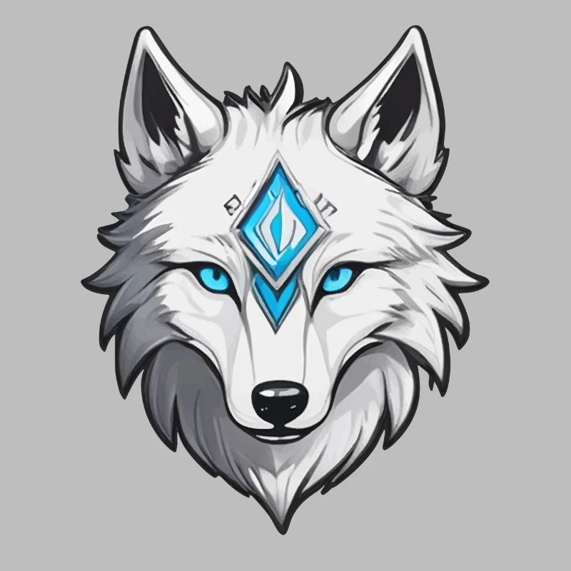 Weißer Wolf