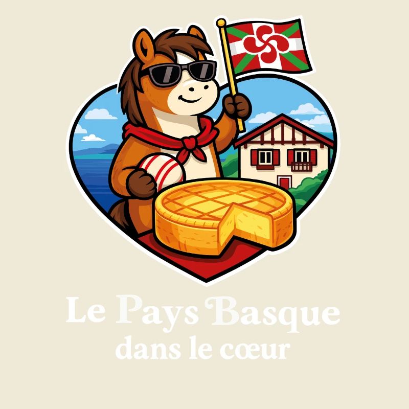 Pays Basque dans le Cœur Pottok Gâteau Basque