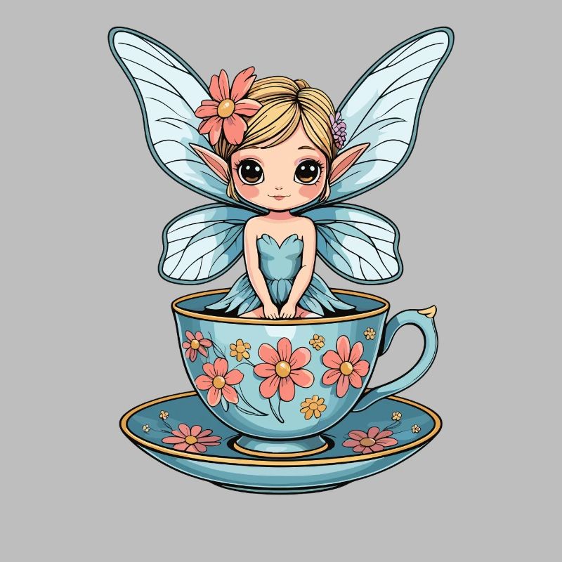 Blumenfee im Teacup