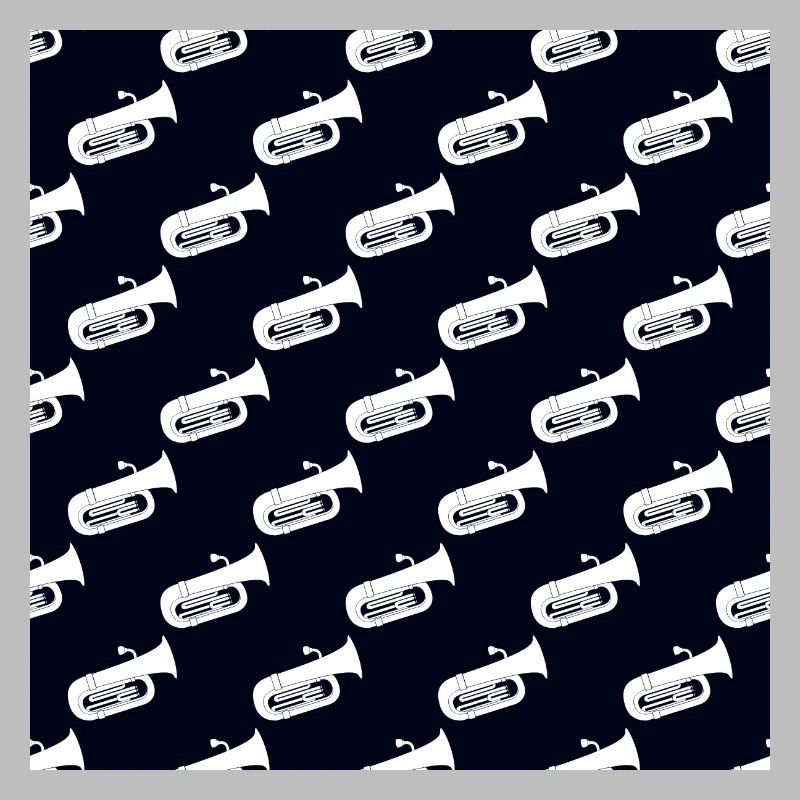 Tuba instrument pattern