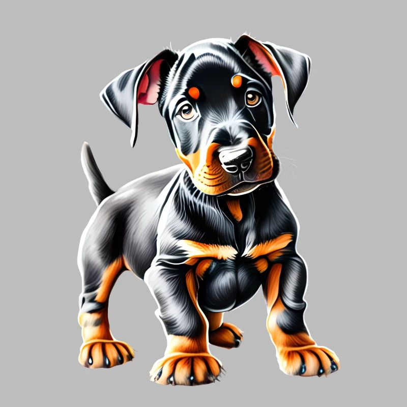 Dobermann Hund Dobermannwelpe Dobermanntrainer