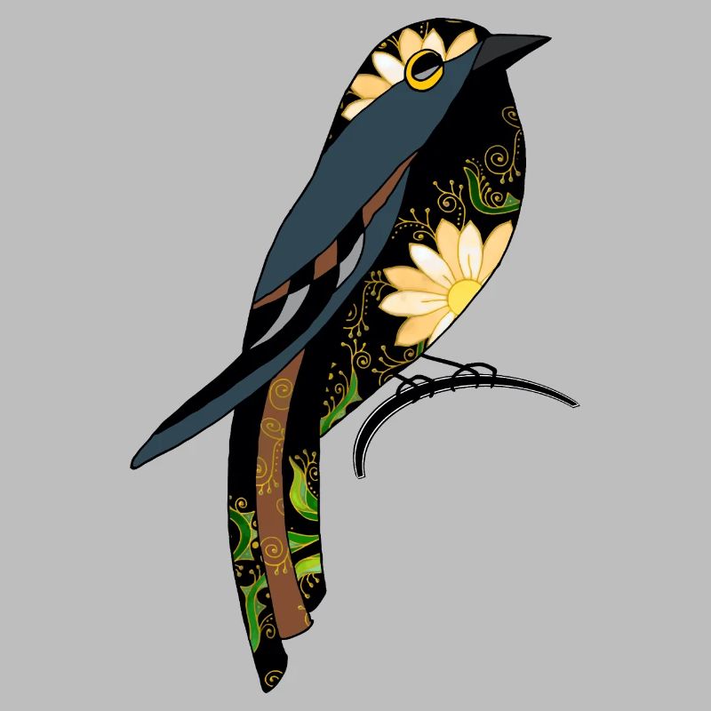 Bunter Vogel