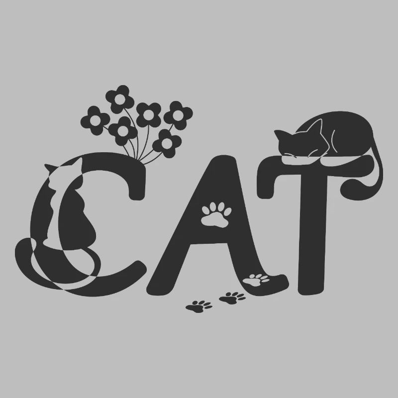 Chat avec chat (noir)