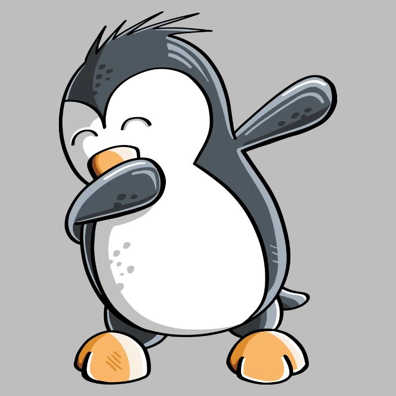 Dab Dance Pinguin - Dabbing - Fun Comic - Geschenk