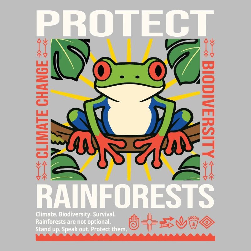 Protect Rainforests-Environmental Awareness