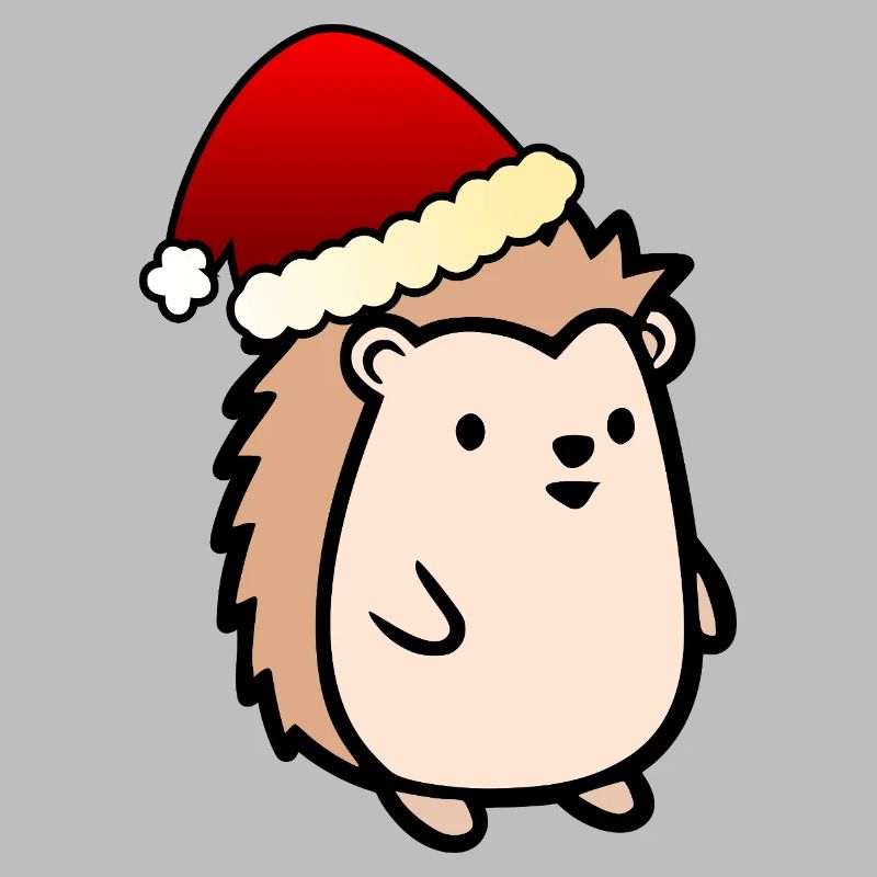 Weihnachtsmann Weihnachten Igel