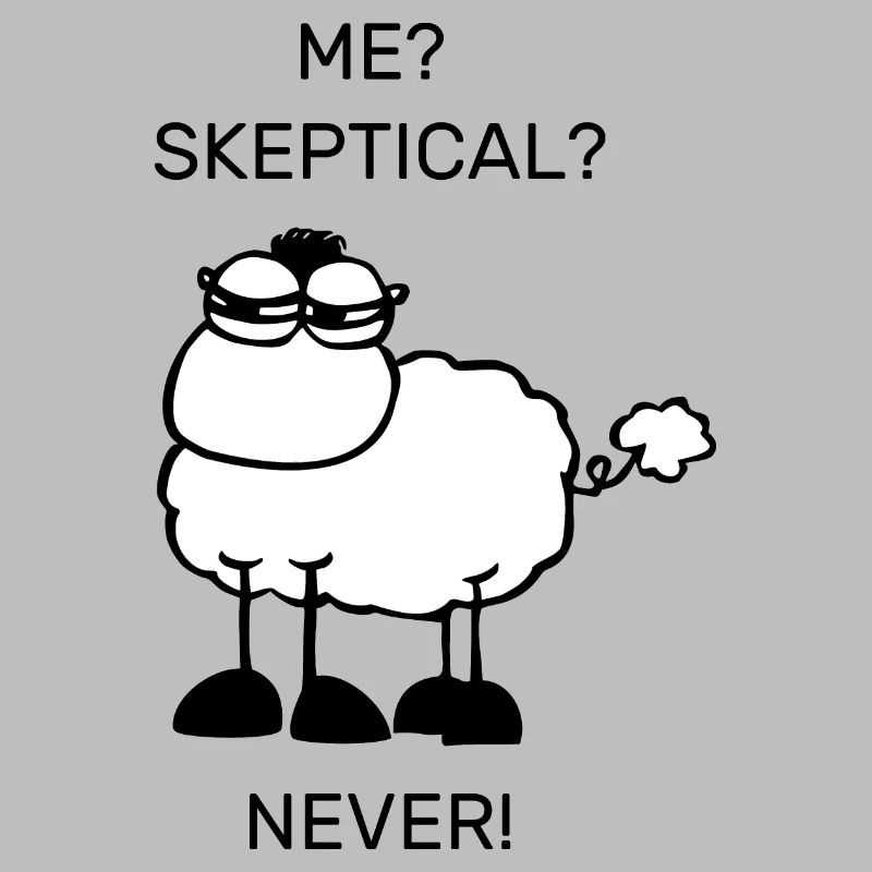 Skeptisches Schaf