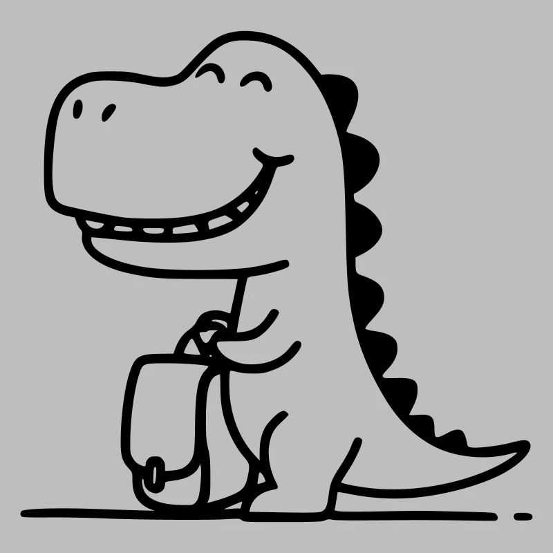 Comic Dino School Beginners - Conception des inscriptions à l’école