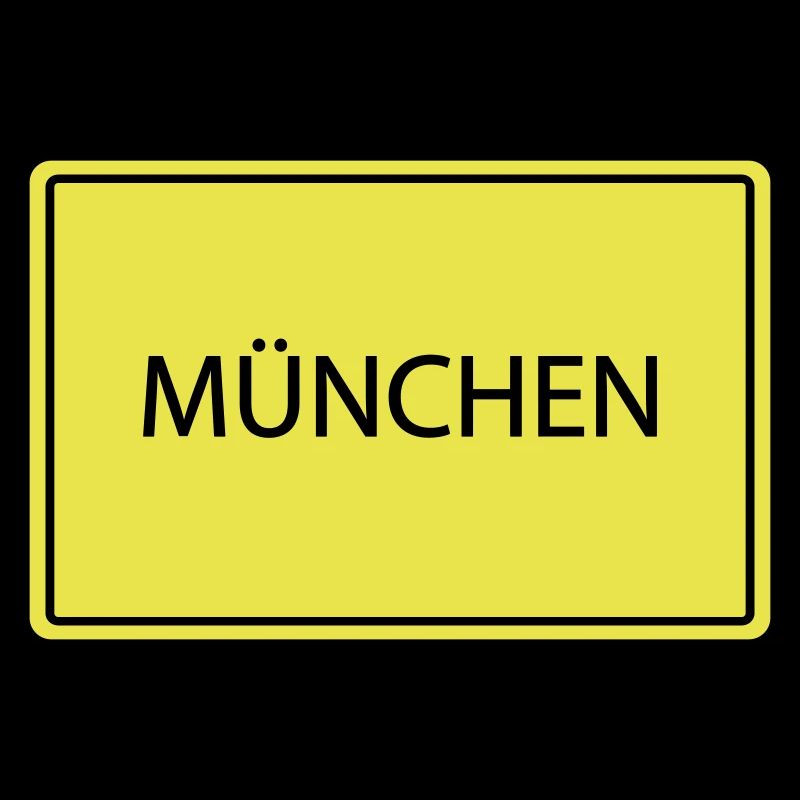 Panneau de la ville de Munich