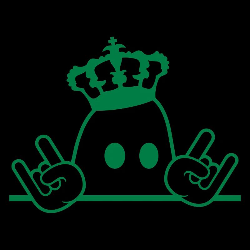 Cute Metal Halloween Ghost King Crown Ghost